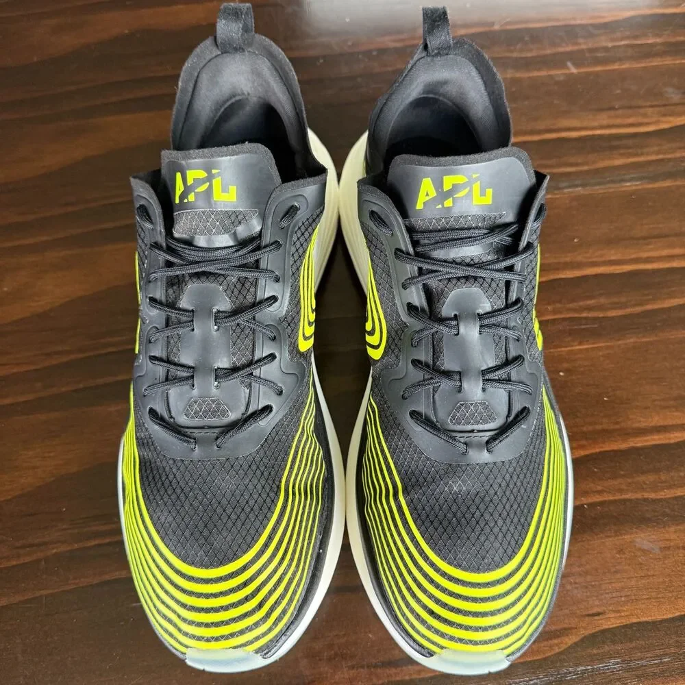 APL Men's Streamline Running Shoes Black Energy White Athletic Men's Size 11